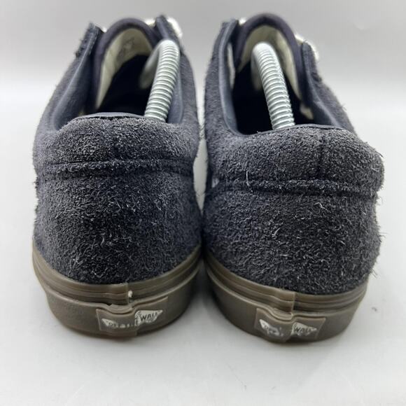 Vans Old Skool Hairy Suede Skate Shoes Men Size 11.5 Gray Black Low Top Sneakers - Picture 4 of 8